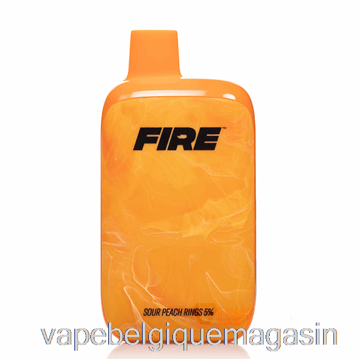 Vape Jetable Fire Boost 12000 Anneaux Jetables Pêche Aigre